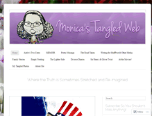 Tablet Screenshot of monicastangledweb.com
